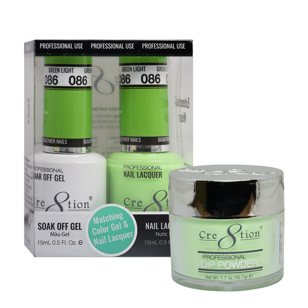 Cre8tion Matching Trio Set - 086 Green Light