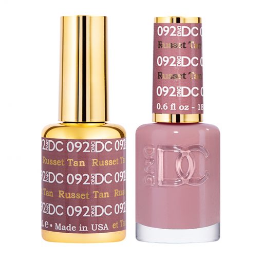 DND DC Duo Gel Polish-092 Russet Tan