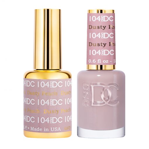 DND DC Duo Gel Polish-104 Dusty Peach