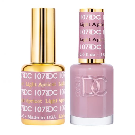 DND DC Duo Gel Polish-107 Light Apricot