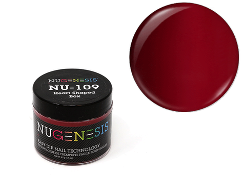 Nugenesis Dipping Powder 2oz - NU 109 Heart Shaped Box