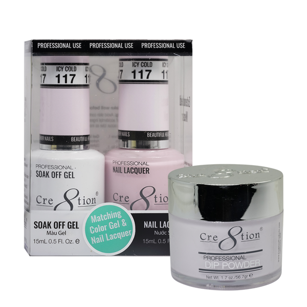 Cre8tion Matching Trio Set - 117 Icy Cold