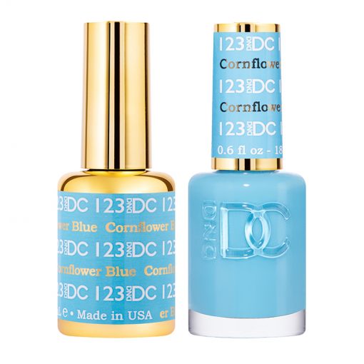 DND DC Duo Gel Polish-123 Cornflower Blue