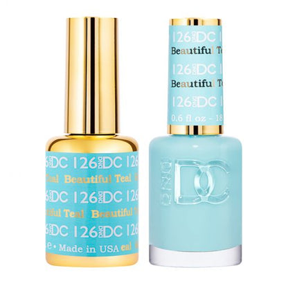 DND DC Duo Gel Polish-126 Beautiful Teal