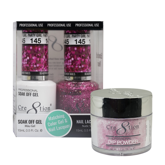 Cre8tion Matching Trio Set - 145 Party Girl