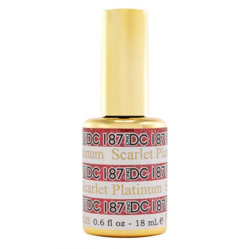 DND DC Platinum Gel-187 Platinum Scarlet