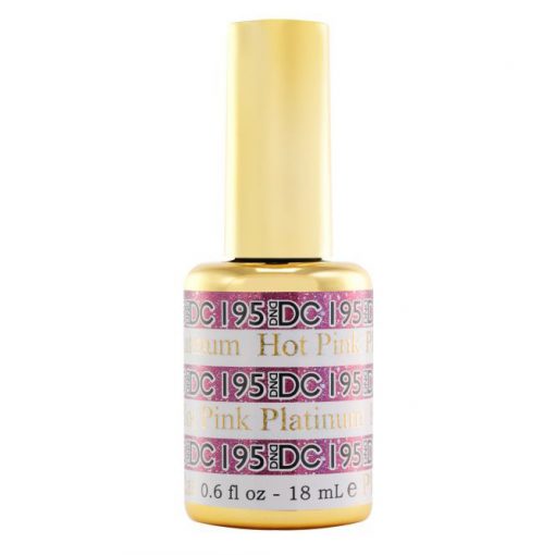 DND DC Platinum Gel-195 Platinum Hot Pink