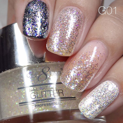 Cre8tion Nail Art Glitter -01