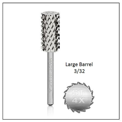 Carbide Bit ST4X - Silver - 3/32 Large Barrel