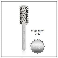 Carbide Bit ST4X - Silver - 3/32 Large Barrel