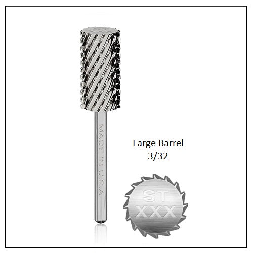 Carbide Bit STXXX - Silver - 3/32 Large Barrel