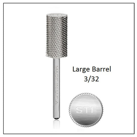 Carbide Bit STF - Silver- 3/32 Large Barrel