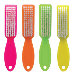 Manicure Brush Plastic Handle Assorted Colour