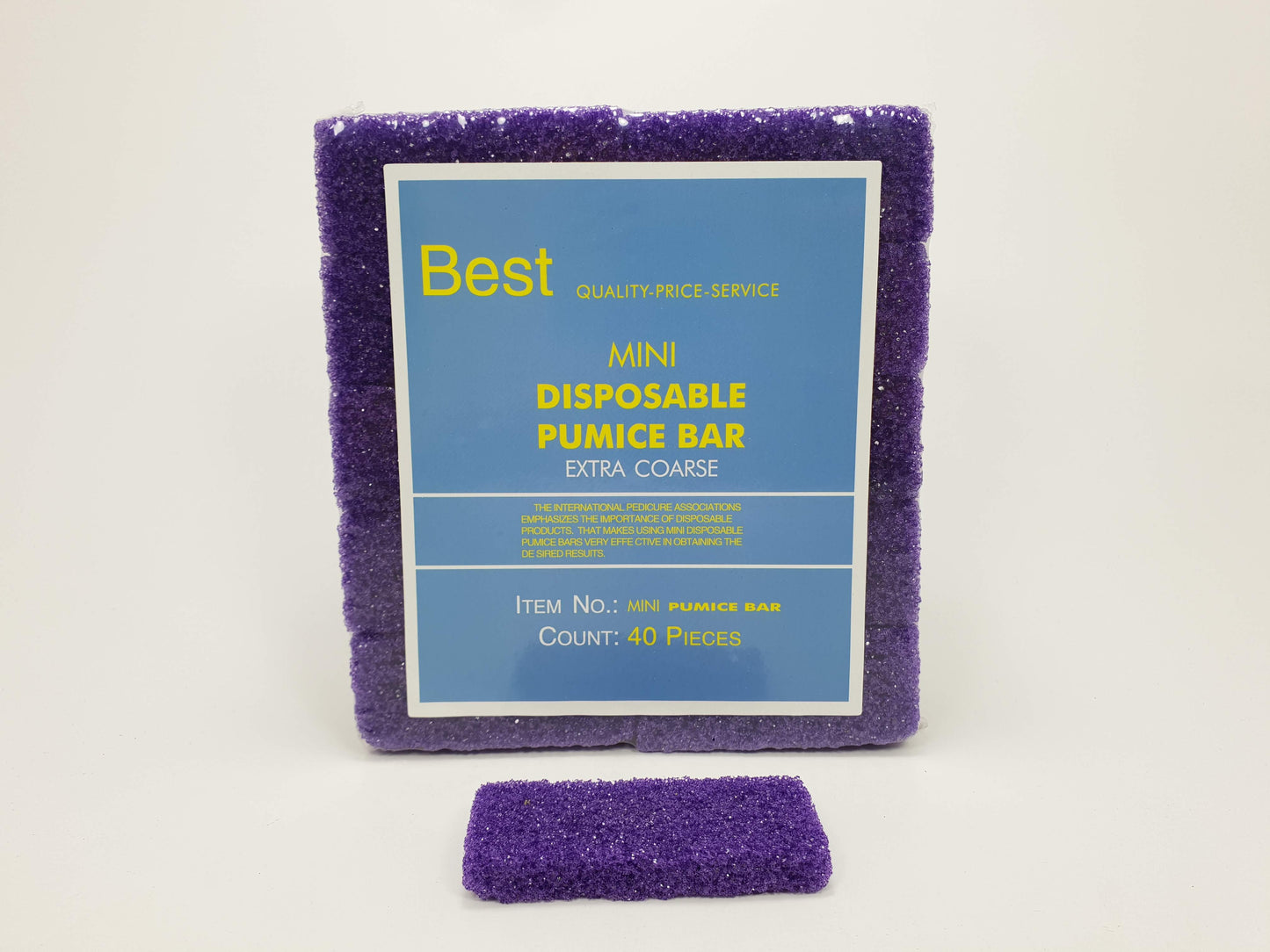 PUMICE BAR DISPOSABLE 40 PCS/PACK