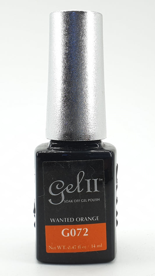 Gel ll - Gel Polish G072 WANTED ORANGE