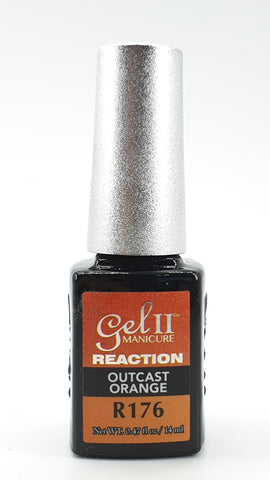 Gel ll - Gel Reaction Polish R176 OUTCAST ORANGE