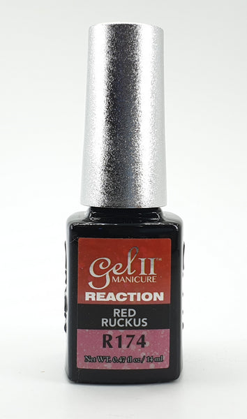 Gel ll - Gel Reaction Polish R174 RED RUCKUS