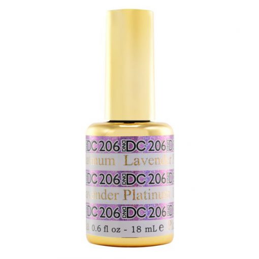 DND DC Platinum Gel-206 Platinum Lavender