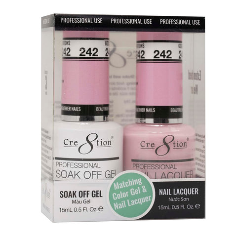 Cre8tion Matching Color Gel & Nail Lacquer - 242