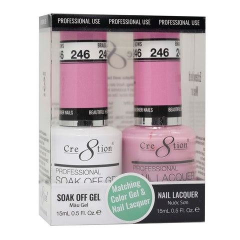 Cre8tion Matching Color Gel & Nail Lacquer - 246