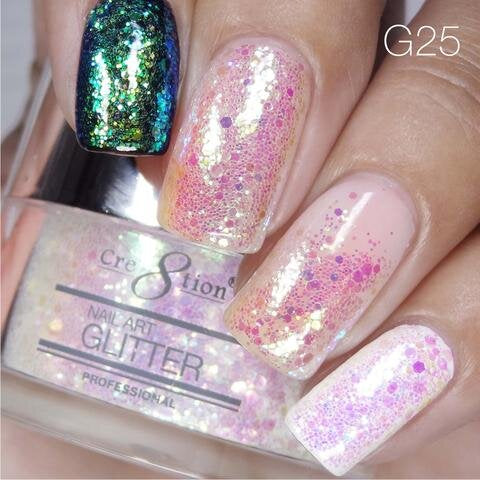 Cre8tion Nail Art Glitter - 25
