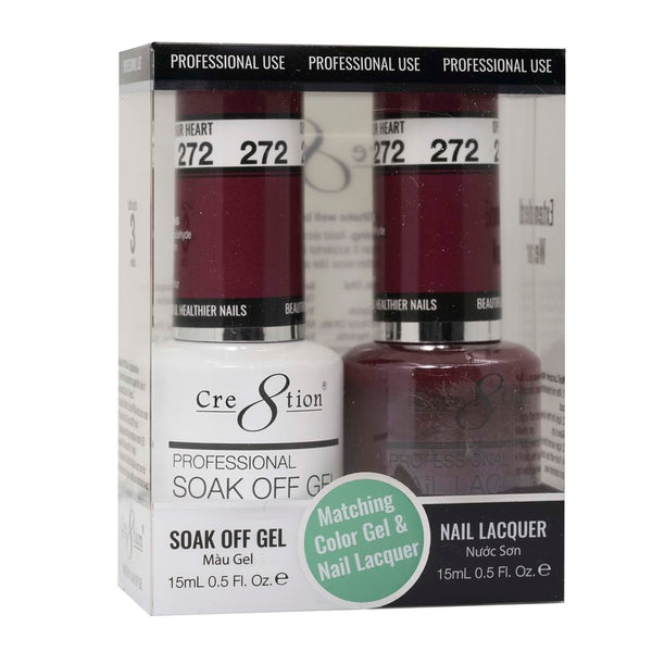 Cre8tion Matching Color Gel & Nail Lacquer - 272