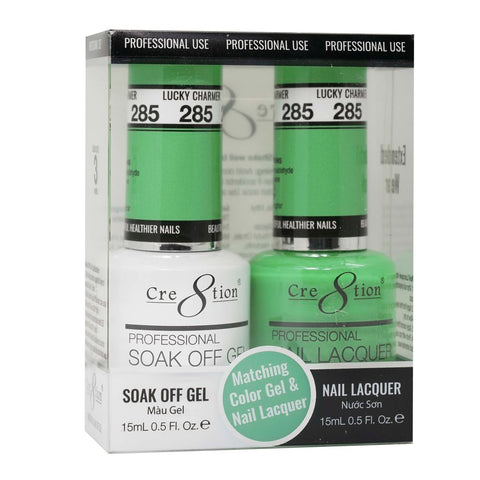 Cre8tion Matching Color Gel & Nail Lacquer - 285 Lucky Charmer