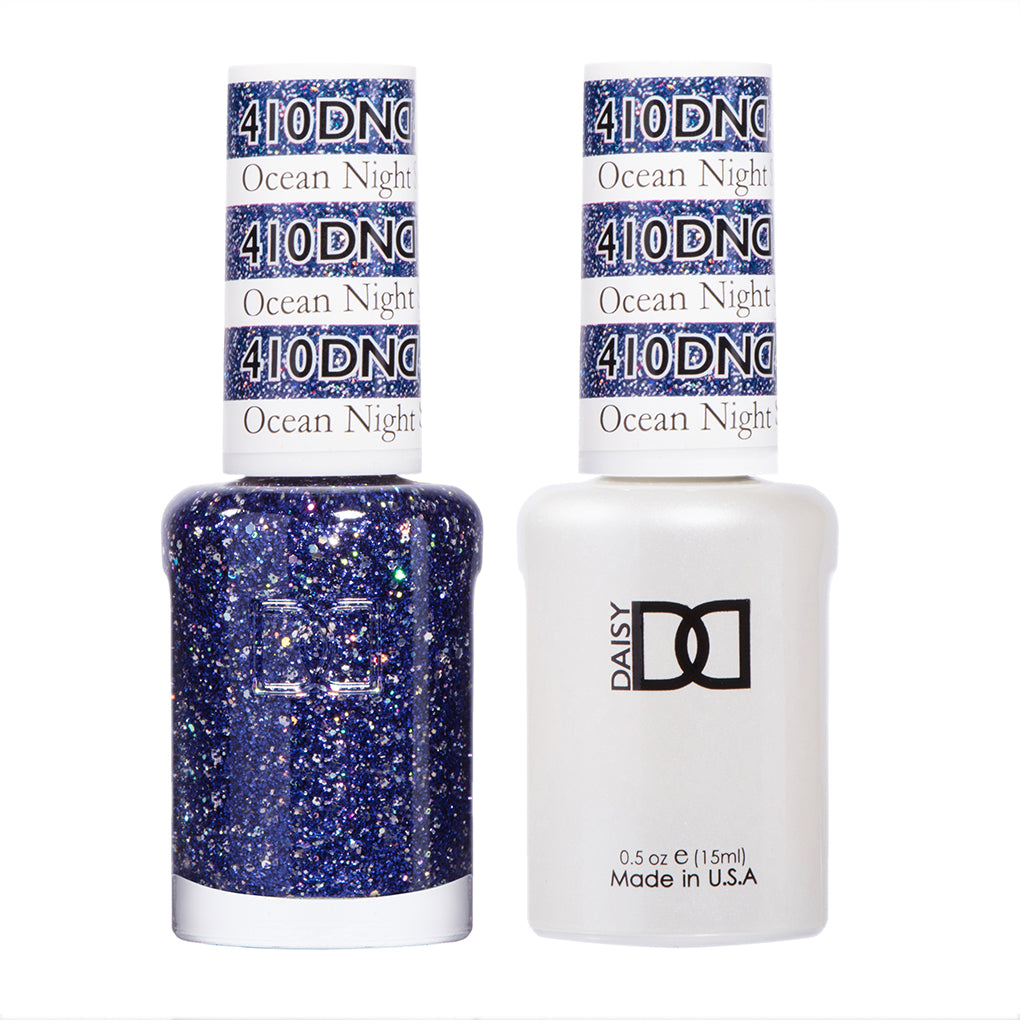 DND Duo Gel Polish-410 Ocean Night Star