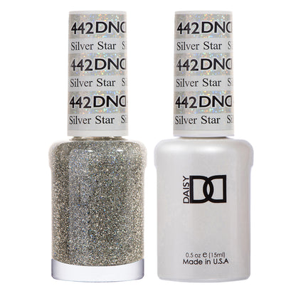 DND Duo Gel Polish-442 Silver Star