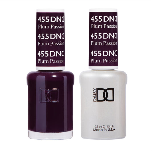 DND Duo Gel Polish-455 Plum Passion
