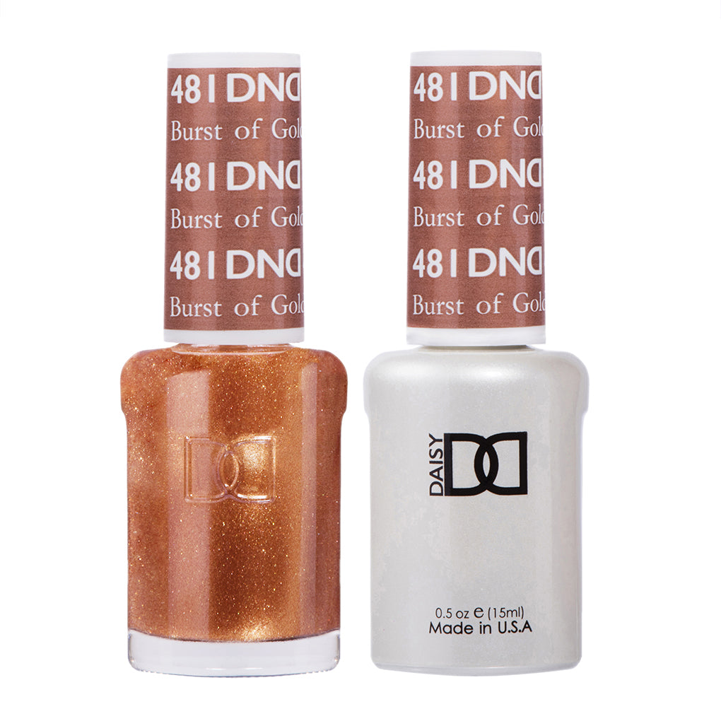 DND Duo Gel Polish-481 Burst of Gold