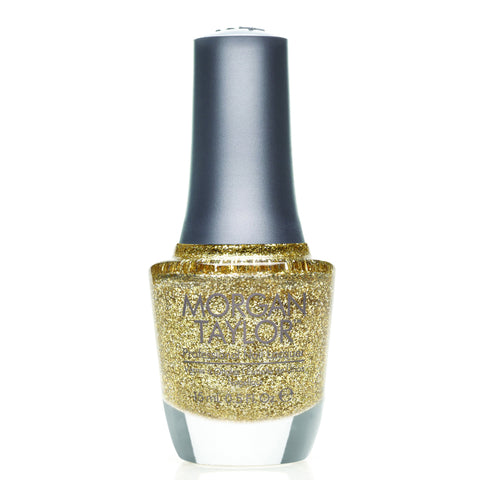 Morgan Taylor Nail Lacquer #50076 - Glitter Gold