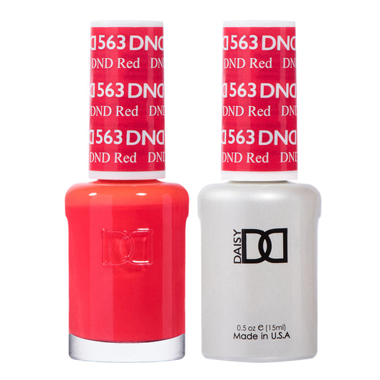 DND Duo Gel Polish-563 DND Red