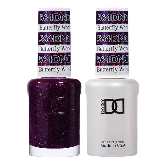DND Duo Gel Polish-564 Butterfly World, Fl