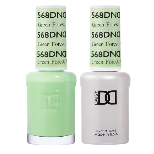 DND Duo Gel Polish-568 Green Forest, AK