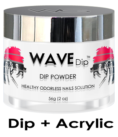 Wave gel dip powder 2 oz - W56 Snow Ice