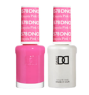 DND Duo Gel Polish-578 Crayola Pink
