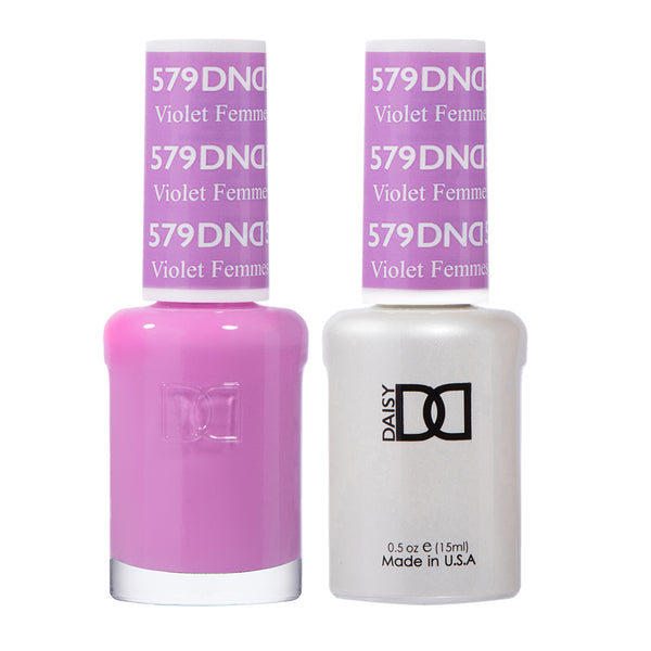 DND Duo Gel Polish-579 Violet Femmes