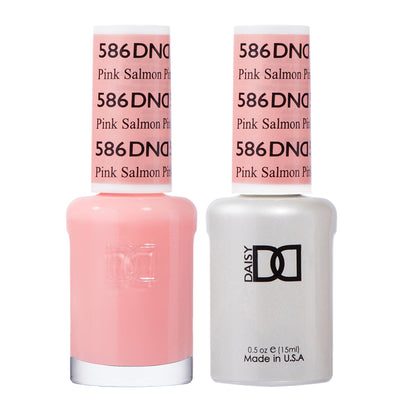 DND Duo Gel Polish-586 Pink Salmon