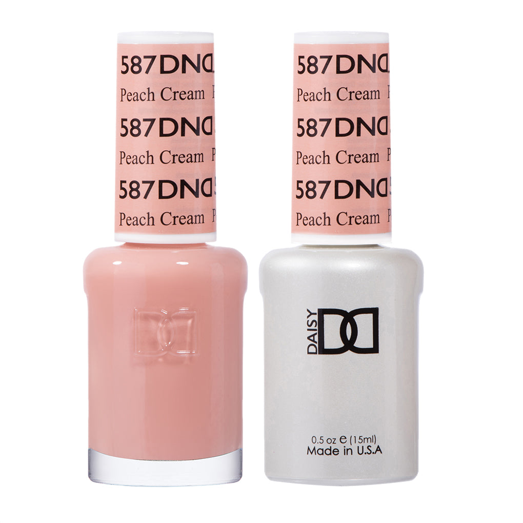 DND Duo Gel Polish-587 Peach Cream