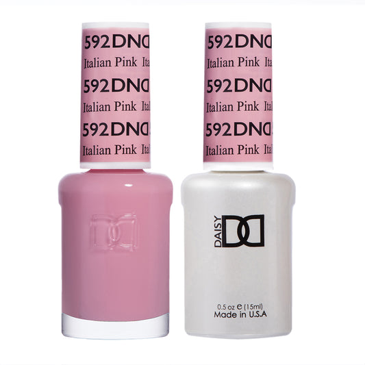 DND Duo Gel Polish-592 Italian Pink