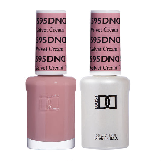 DND Duo Gel Polish-595 Velvet Cream