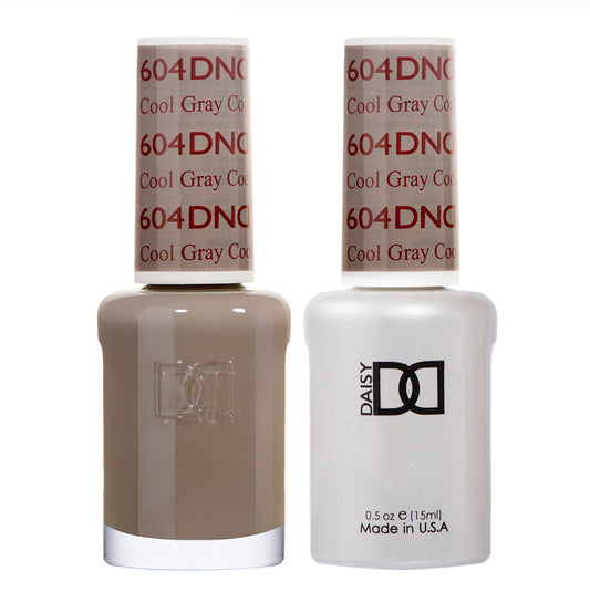 DND Duo Gel Polish-604 Cool Gray
