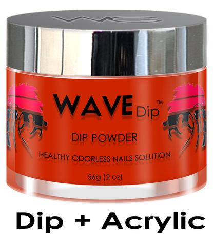 Wave gel dip powder 2 oz - W60 Blood Orange