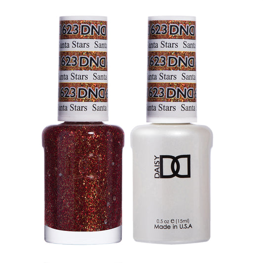 DND Duo Gel Polish-623 Santa Stars