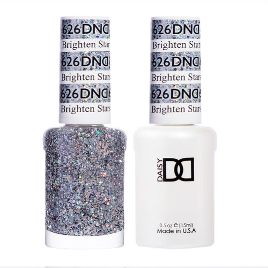 DND Duo Gel Polish-626 Brighten Stars