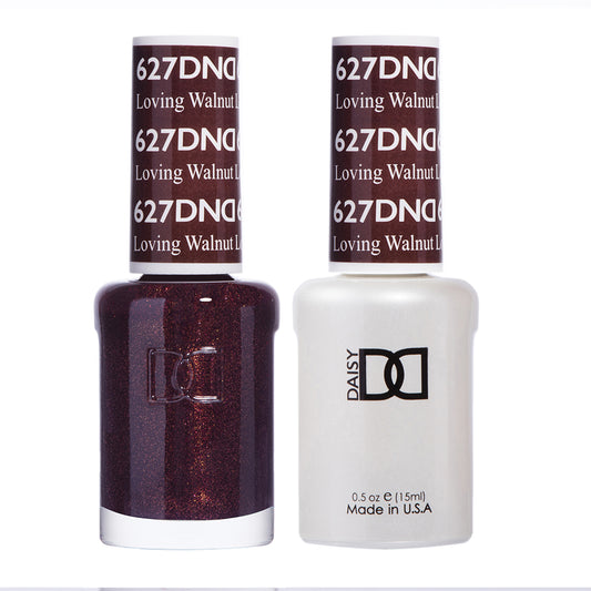 DND Duo Gel Polish-627 Loving Walnut