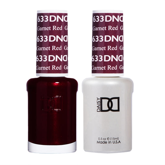 DND Duo Gel Polish-633 Garnet Red
