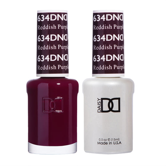 DND Duo Gel Polish-634 Reddish Purple