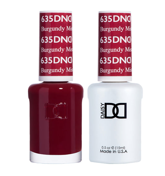DND Duo Gel Polish-635 Burgundy